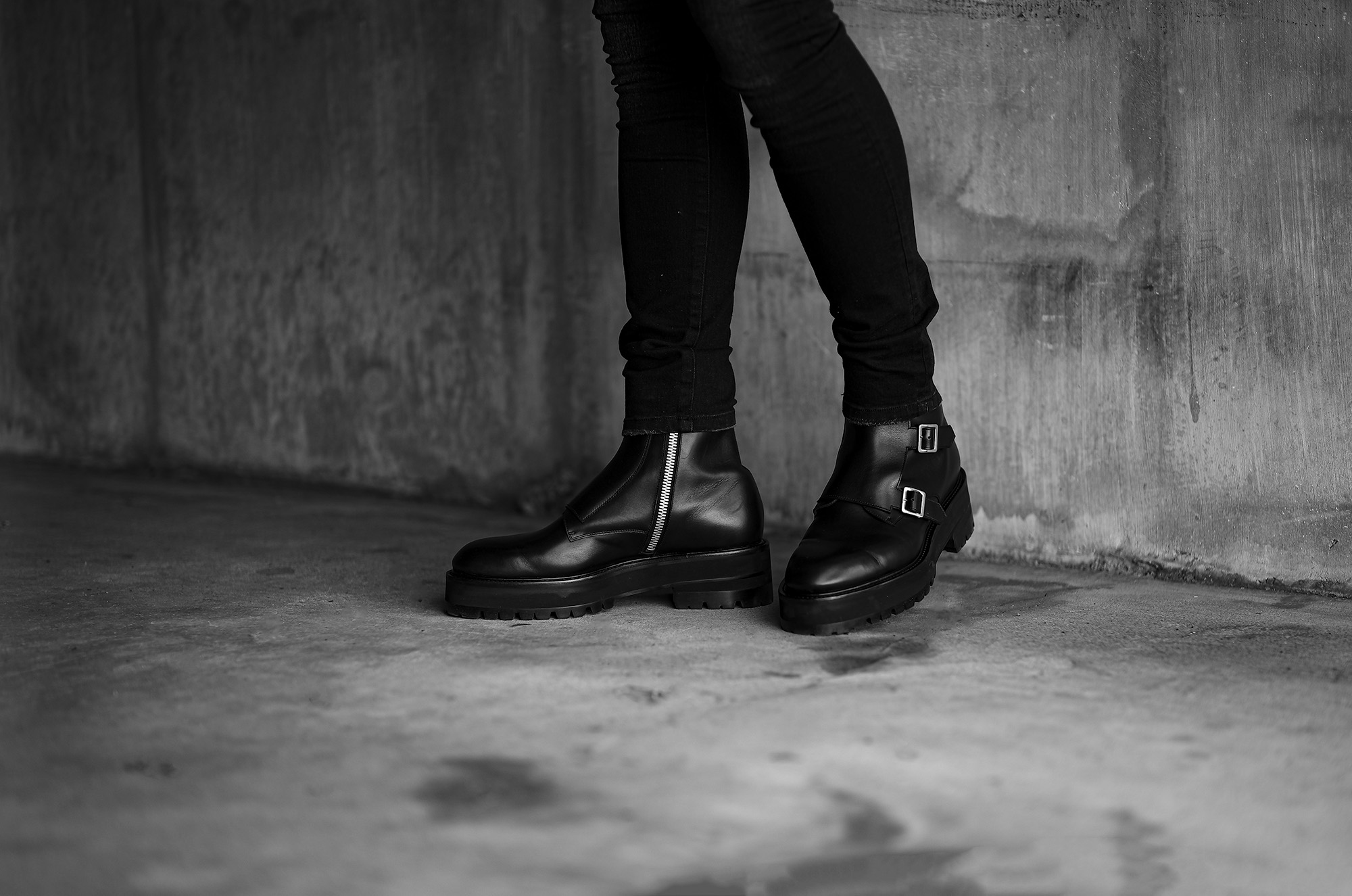 FIXER (フィクサー) FBT-01 TRIPLE STRAP BOOTS トリプルストラップブーツ BLACK (ブラック) 愛知 名古屋 Alto e Diritto altoediritto アルトエデリット レザーブーツ