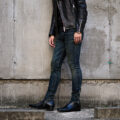 ISAMU KATAYAMA BACKLASH (イサムカタヤマ バックラッシュ) THE DENIM (ザ デニム) STRETCH SELVEDGE DENIM SKINNY PANTS ストレッチ セルビッチ スキニー デニム パンツ DARK.INDIGO (ダークインディゴ) MADE IN JAPAN (日本製) 2023春夏新作のイメージ