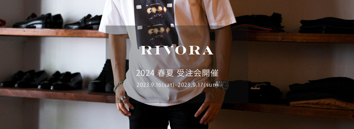 RIVORA / リヴォラ 【2024 春夏 受注会開催 2023.9.16(sat)～2023.9.17(sun)】【RA9-MUT003 Jonas MEKAS "Frozen Film Frames" 3】 愛知 名古屋 Alto e Diritto altoediritto アルトエデリット