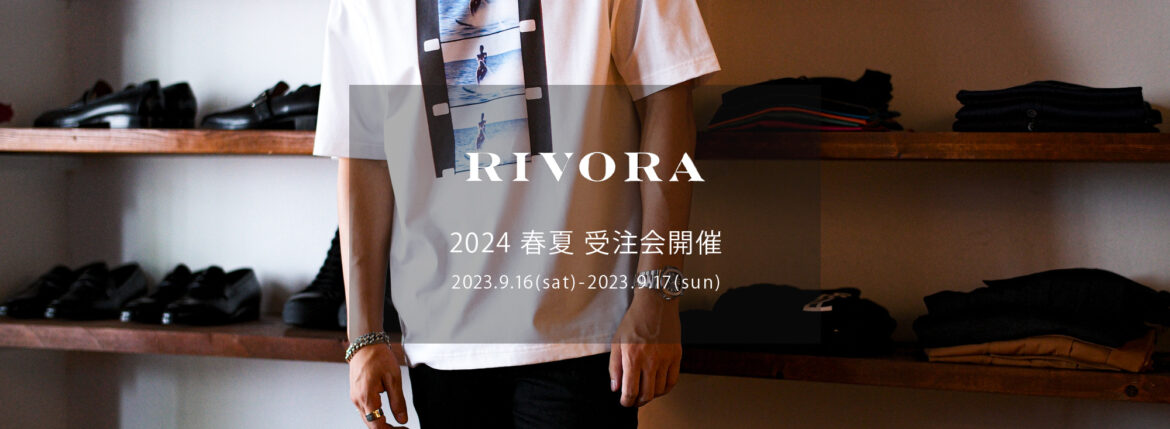 RIVORA / リヴォラ 【2024 春夏 受注会開催 2023.9.16(sat)～2023.9.17(sun)】 愛知 名古屋 Alto e Diritto altoediritto アルトエデリット【RA9-MUT004 Jonas MEKA "Frozen Film Frames" 4】