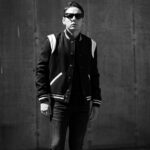 SAINT LAURENT (サンローラン) TEDDY JACKET (テディジャケット) ウール バーシティ ジャケット BLACK (ブラック) Made in italy (イタリア製) 2023秋冬新作 【入荷しました】【フリー分発売開始】愛知 名古屋 Alto e Diritto altoediritto アルトエデリット