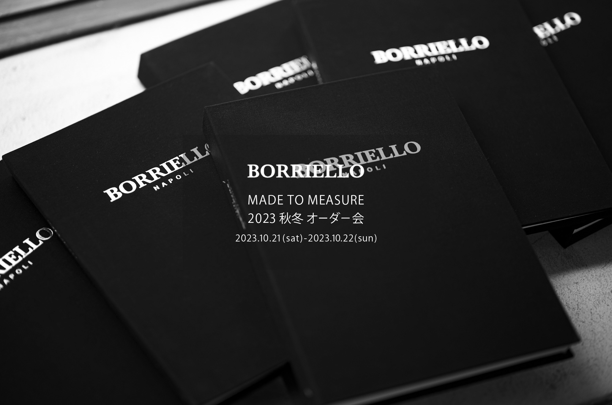 BORRIELLO / ボリエッロ 【MADE TO MEASURE】【2023秋冬 オーダー会 2023.10.21(sat)～2023.10.22(sun)】 愛知 名古屋 Alto e Diritto altoediritto アルトエデリット シャツ オーダーシャツ