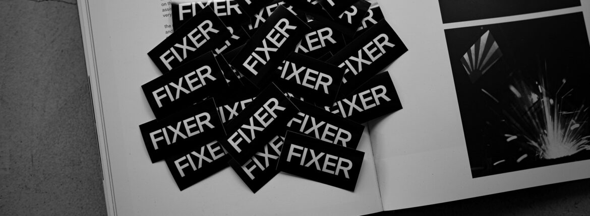 FIXER REXIF フィクサー ステッカー sticker Alto e Diritto altoediritto アルトエデリット