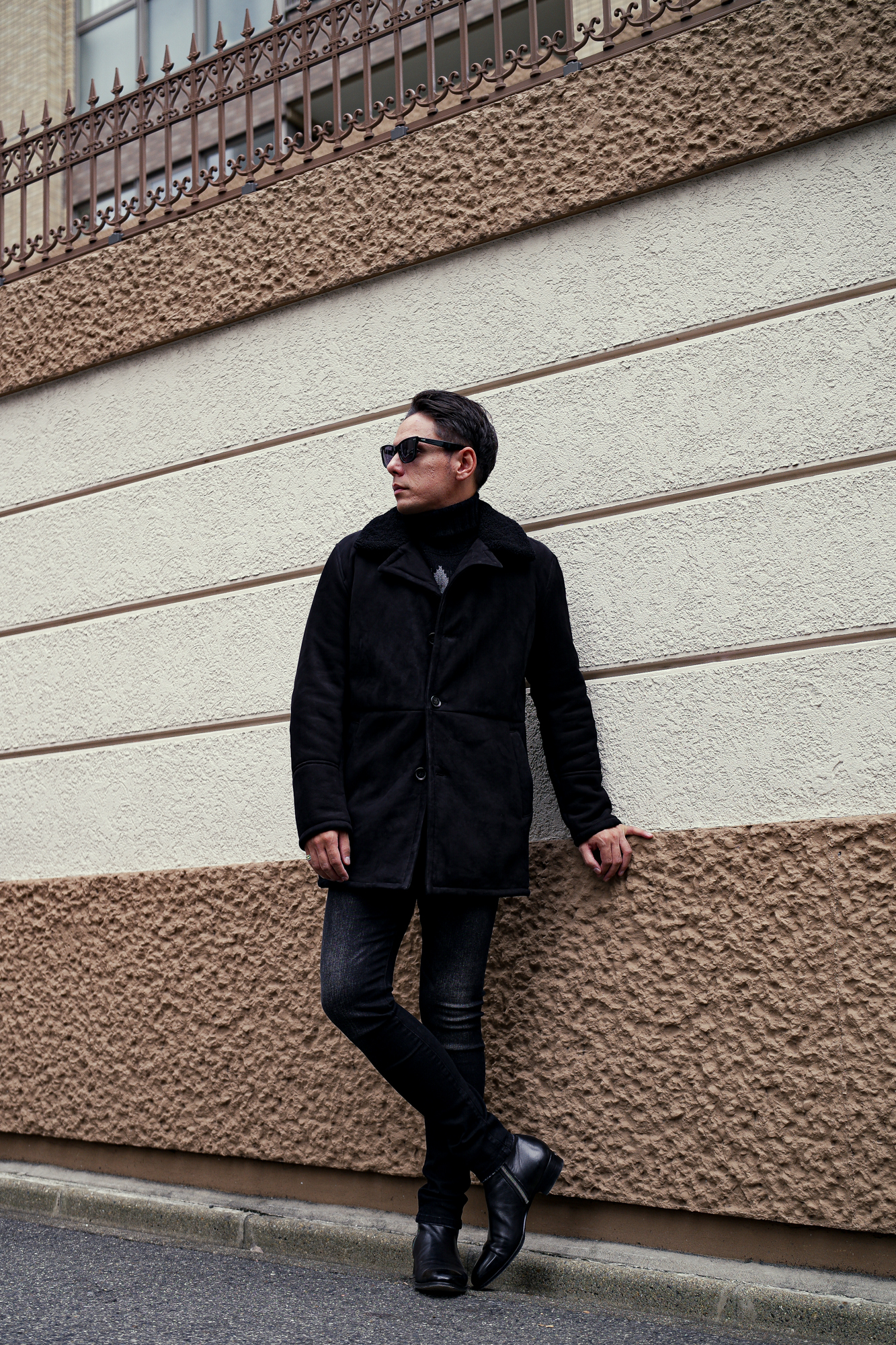 ISAIA (イザイア) PORTOFINO Mouton Coat (ポルトフィーノ ムートン ...