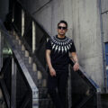 Neil Barrett (ニールバレット) Fair-isle Thunderbolt T-shirt フェアアイル サンダーボルト Tシャツ BLACK (ブラック・051) 2023秋冬新作 【入荷しました】【フリー分発売開始】のイメージ