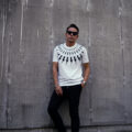 Neil Barrett (ニールバレット) Fair-isle Thunderbolt T-shirt フェアアイル サンダーボルト Tシャツ WHITE (ホワイト・105) 2023秋冬新作 【入荷しました】【フリー分発売開始】のイメージ