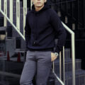 RIVORA (リヴォラ) Wool Knit Hoodie (ウール ニット フーディ) Wool 100% スムース ウール ニット パーカー BLACK (ブラック・010) MADE IN JAPAN (日本製) 2023秋冬新作のイメージ