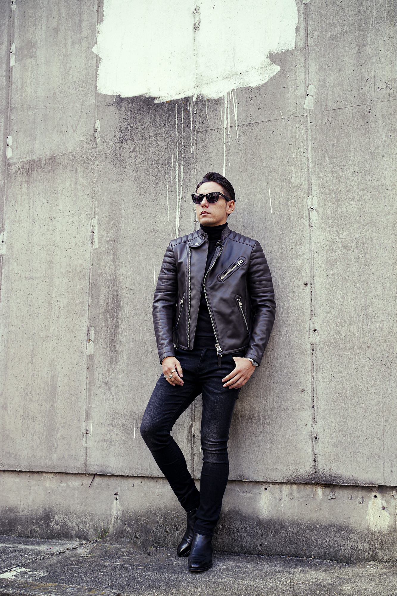 TOM FORD (トムフォード) LEATHER ICON BIKER (レザー アイコン ...