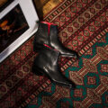 WH WHA-6900 Haas Utah Calf Side Zip Boots BLACK 2023 【Size 8】のイメージ