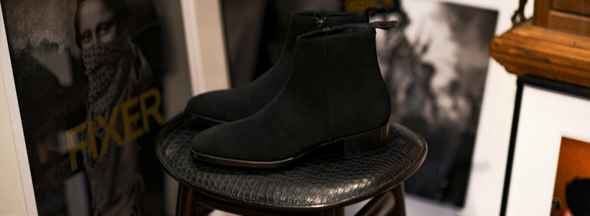 WH WHA-6900 SUPER BUCK Side Zip Boots BLACK 2023 【Size 7.5】 ダブルエイチ サイドゴアブーツ ブラック 愛知 名古屋 Alto e Diritto altoediritto アルトエデリット サイドジップブーツ