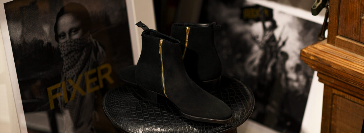 WH WHA-6900 SUPER BUCK Side Zip Boots BLACK 2023 【Size 8】のイメージ