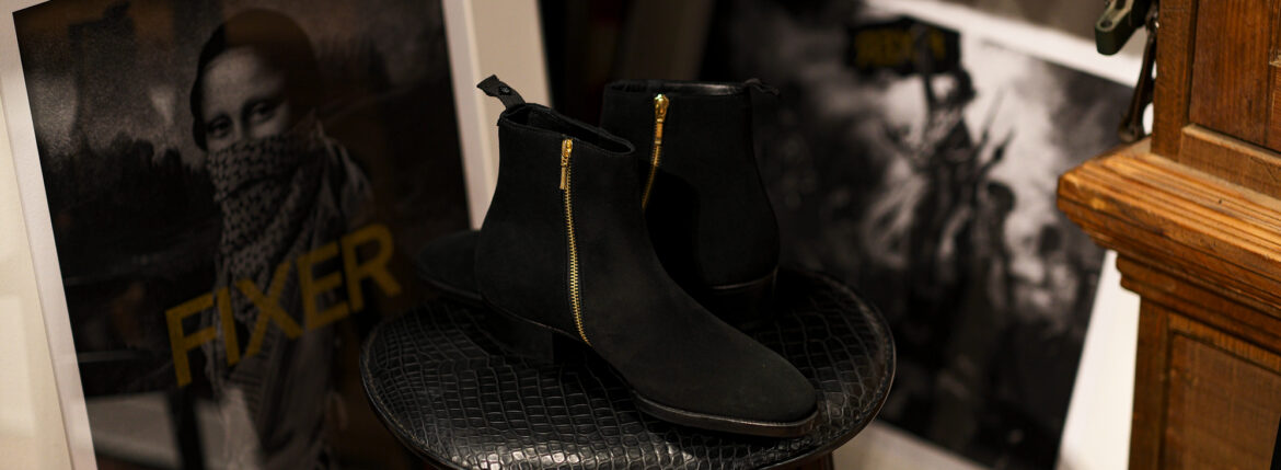 WH WHA-6900 SUPER BUCK Side Zip Boots BLACK 2023 【Size 8】 ダブルエイチ サイドゴアブーツ ブラック 愛知 名古屋 Alto e Diritto altoediritto アルトエデリット サイドジップブーツ