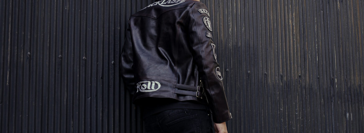 BACKLASH x ROLL (バックラッシュ x ロール) xx ROLL JAPAN HORSE “ARTISANALSPIRIT HANDCRAFT VINTAGE” MOTORCYCLE JACKET RO-BZ-02L ホースレザーレザー ダブルライダース ジャケット BLACK (ブラック) MADE IN JAPAN (日本製) 2023秋冬新作 【入荷しました】【フリー分発売開始】愛知 名古屋 Alto e Diritto altoediritto アルトエデリット