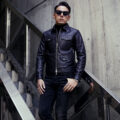 Balvenie Wilhelm (バルヴェニー ヴィルヘルム) No.05 TRACKER JACKET 925 SILVER (ナンバーゼロファイブ トラッカージャケット 925シルバー) COW LEATHER (カウレザー) レザー ジャケット BLACK (ブラック) Made In England (イギリス製) 【ご予約受付中】のイメージ