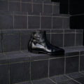 ENZO BONAFE (エンツォボナフェ) ART.3995 Double strap boots Du Puy Vitello デュプイ社ボックスカーフ ダブルストラップブーツ NERO(ブラック) made in italy (イタリア製) 2023秋冬新作のイメージ