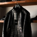 FIXER(フィクサー) F2 CROCODILE(エフツー クロコダイル) SINGLE RIDERS Mat Crocodile マットクロコダイル エキゾチックレザー シングルライダース ジャケット BLACK(ブラック) 【Special Special Special Model】【ご予約受付中】のイメージ