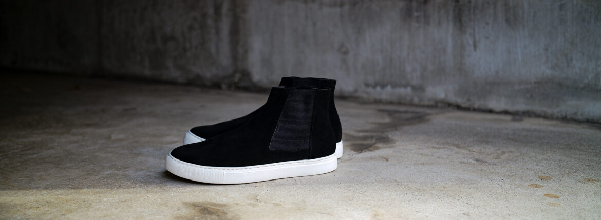 FIXER (フィクサー) FSK-01 SIDE GORE SNEAKER サイドゴア スニーカー BLACK SUEDE (ブラックスエード) 愛知 名古屋 Alto e Diritto altoediritto アルトエデリット