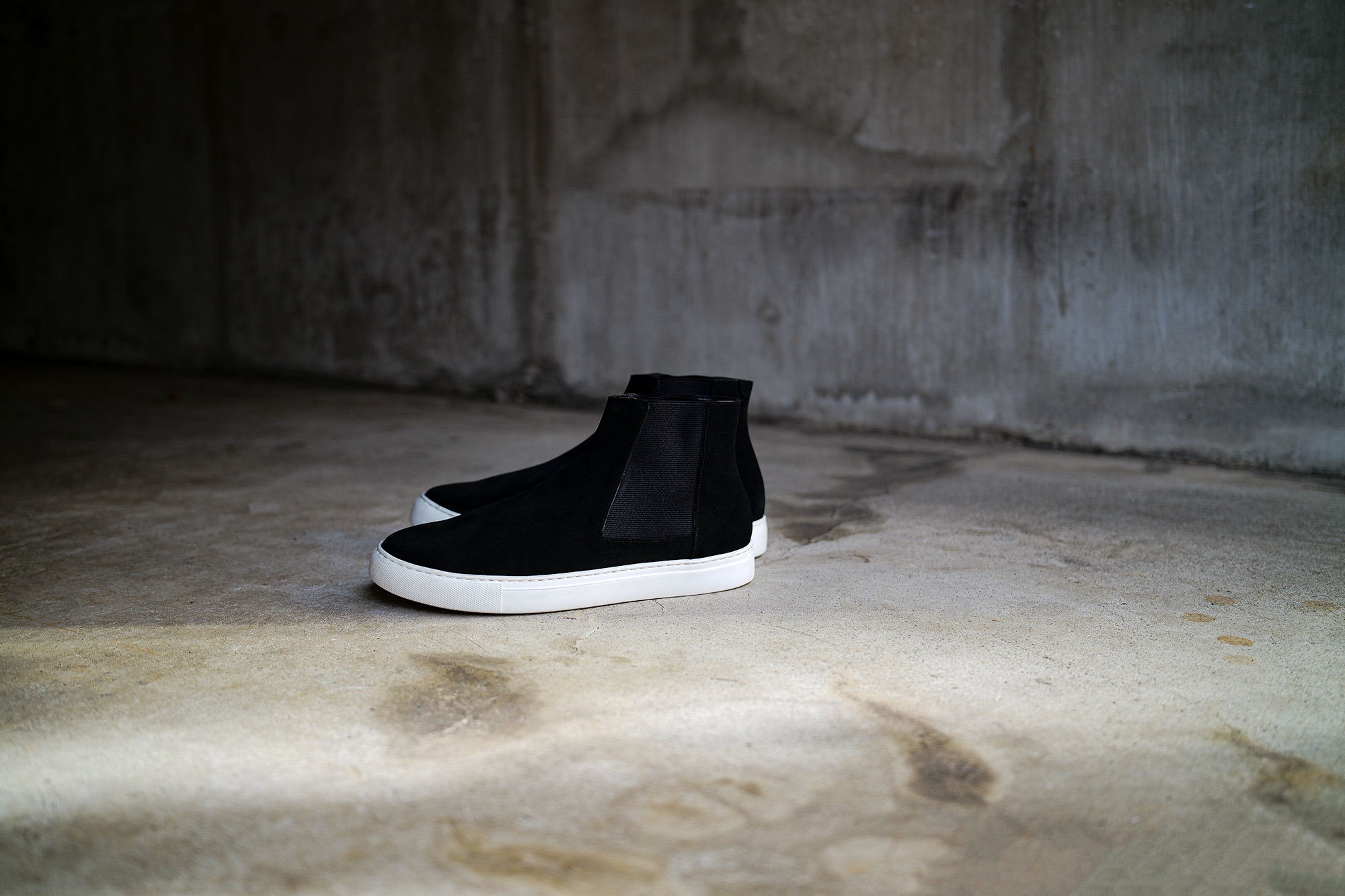 FIXER (フィクサー) FSK-01 SIDE GORE SNEAKER サイドゴア スニーカー BLACK SUEDE (ブラックスエード) 愛知 名古屋 Alto e Diritto altoediritto アルトエデリット