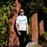 FIXER "FTS-02" Print Crew Neck T-shirt "WHITE × GREEN" フィクサー エフティーエス02 プリントクルーネック Tシャツ ブラック グリーン 東京限定 愛知 名古屋 Alto e Diritto altoediritto アルトエデリット