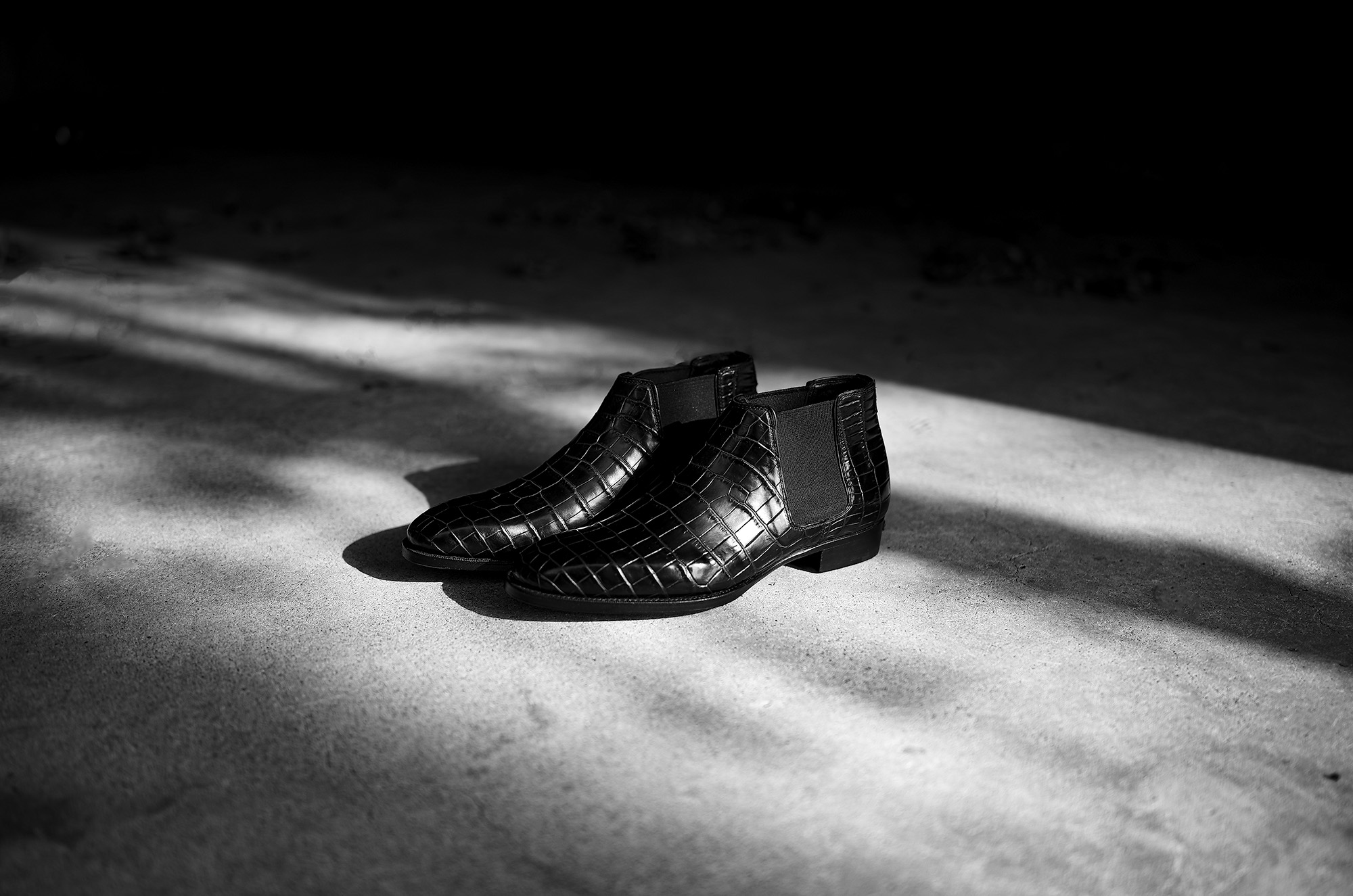 Georges de Patricia Diablo Crocodile // Heel Sole Custom 【Staff 私物】Georges de Patricia(ジョルジュ ド パトリシア) Diablo Crocodile (ディアブロ クロコダイル) 925 STERLING SILVER (925 スターリングシルバー) Crocodile クロコダイル エキゾチックレザー サイドゴアブーツ NOIR (ブラック) 【Special Boots】アルトエデリット ジョルジュドパトリシア ブーツ 超絶ブーツ ランボルギーニ ディアブロ lamborghini