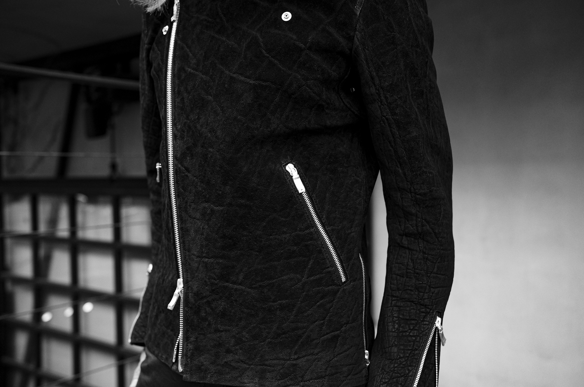 ISAMU KATAYAMA BACKLASH The Line "T-262" 925 STERLING SILVER ELEPHANT LEATHER DOUBLE RIDERS BLACK イサムカタヤマ バックラッシュ ザ・ライン 925シルバー クロコダイル レザーベスト ブラック 愛知 名古屋 Alto e Diritto altoediritto アルトエデリット
