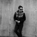 Neil Barrett (ニールバレット) FAIRISLE THUNDERBOLT SWEATSHIRT (フェアアイル サンダーボルト スエットシャツ) サンダーボルト ジップアップ パーカー BLACK (ブラック・051) 2023秋冬新作 【入荷しました】【フリー分発売開始】のイメージ