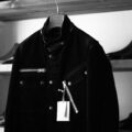 TOM FORD “COMPACT LIGHT VELVET MOTORCYCLE JACKET” BLACK 2023AWのイメージ