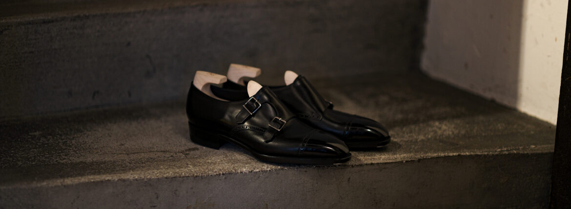 Yohei Fukuda "MTO" Double Monk Strap Black Calf 2023 ヨウヘイフクダ ダブルモンクストラップシューズ ブラックカーフ レザーシューズ 愛知 名古屋 Alto e Diritto altoediritto アルトエデリット