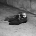 Yohei Fukuda “MTO” Single Monk Strap Suede Leather Gray 2023のイメージ