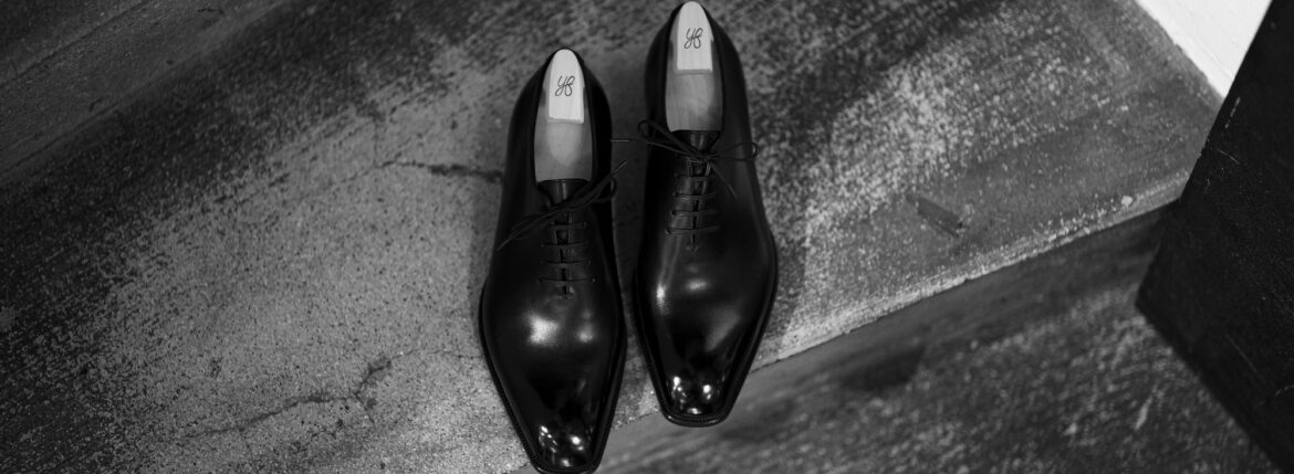 Yohei Fukuda "MTO" Whole Cut Oxford Black Calf 2023 ヨウヘイフクダ ウォールカット オックスフォードシューズ ブラックカーフ レザーシューズ 愛知 名古屋 Alto e Diritto altoediritto アルトエデリット