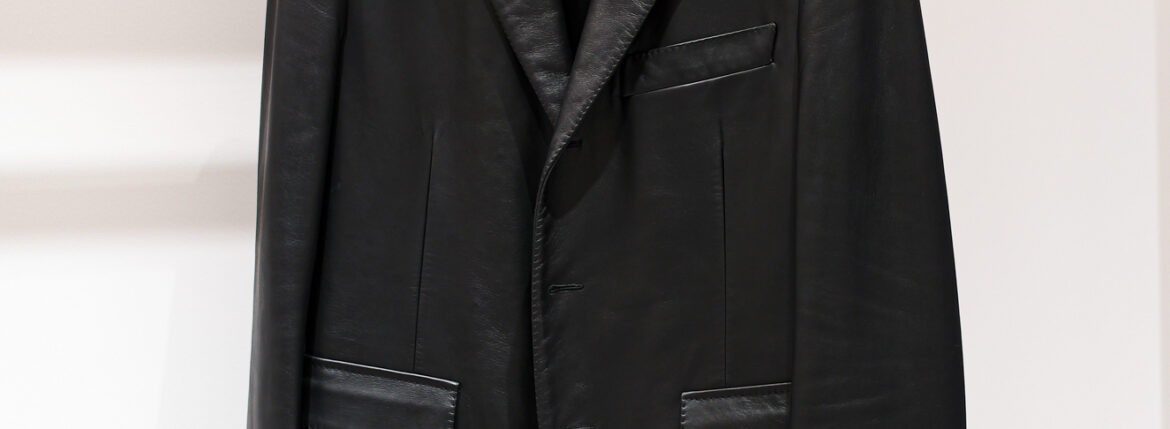 BELVEST (ベルベスト) 3B LAMB NAPPA LEATHER SINGLE JACKET 2PATCH ラムナッパレザー ジャケット BLACK (ブラック) Made in italy (イタリア製) 2023秋冬新作 【入荷しました】【フリー分発売開始】愛知 名古屋 Alto e Diritto altoediritto アルトエデリット