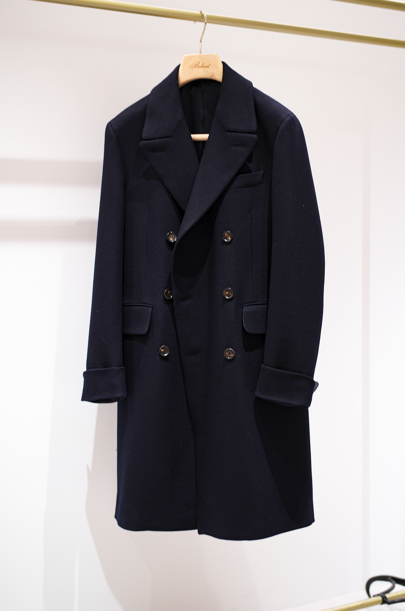 BELVEST(ベルベスト) NEW CLASSIC POLO COAT ニュークラシックポロコート BLACK (ブラック) Made in italy (イタリア製) 2024秋冬 【ご予約開始】愛知 名古屋 Alto e Diritto altoediritto アルトエデリット