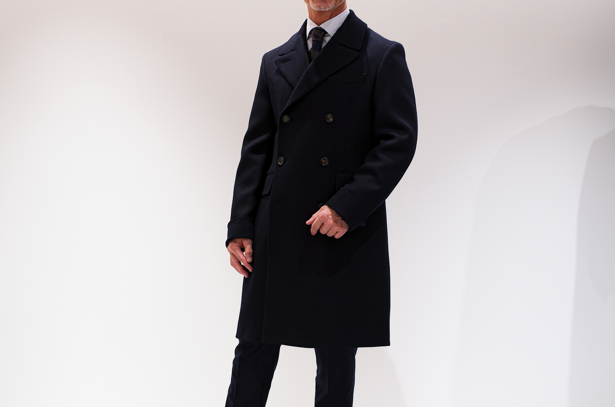 BELVEST(ベルベスト) NEW CLASSIC POLO COAT ニュークラシックポロコート BLACK (ブラック) Made in italy (イタリア製) 2024秋冬 【ご予約開始】愛知 名古屋 Alto e Diritto altoediritto アルトエデリット