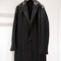 BELVEST (ベルベスト) “SINGLE CHESTER COAT” Lamb Nappa Leather ラムナッパレザー シングルチェスターコート BLACK (ブラック) Made in italy (イタリア製) 2024秋冬 【ご予約受付中】のイメージ