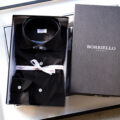 BORRIELLO “MADE TO MEASURE” NEW YORK Popeline Stretch BLACK 2023AWのイメージ