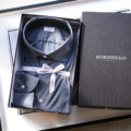 BORRIELLO “MADE TO MEASURE” NEW YORK Popeline Stretch GRAY 2023AWのイメージ