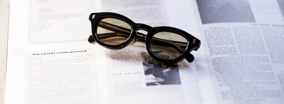 CASABLANCA SPECTACLES “STIFF” 925 STERLING SILVER BLACK × LIGHT BROWN LENS 2023のイメージ