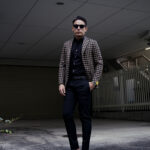 cuervo bopoha (クエルボ ヴァローナ) Sartoria Collection (サルトリア コレクション) Hedi (エディ) Super100's WASHABLE STRETCH TECH WOOL ストレッチ ウォッシャブル　サージウール タイトフィット パンツ BLACK (ブラック) MADE IN JAPAN (日本製) 2023秋冬新作 【入荷しました】【フリー分発売開始】愛知 名古屋 Alto e Diritto altoediritto アルトエデリット