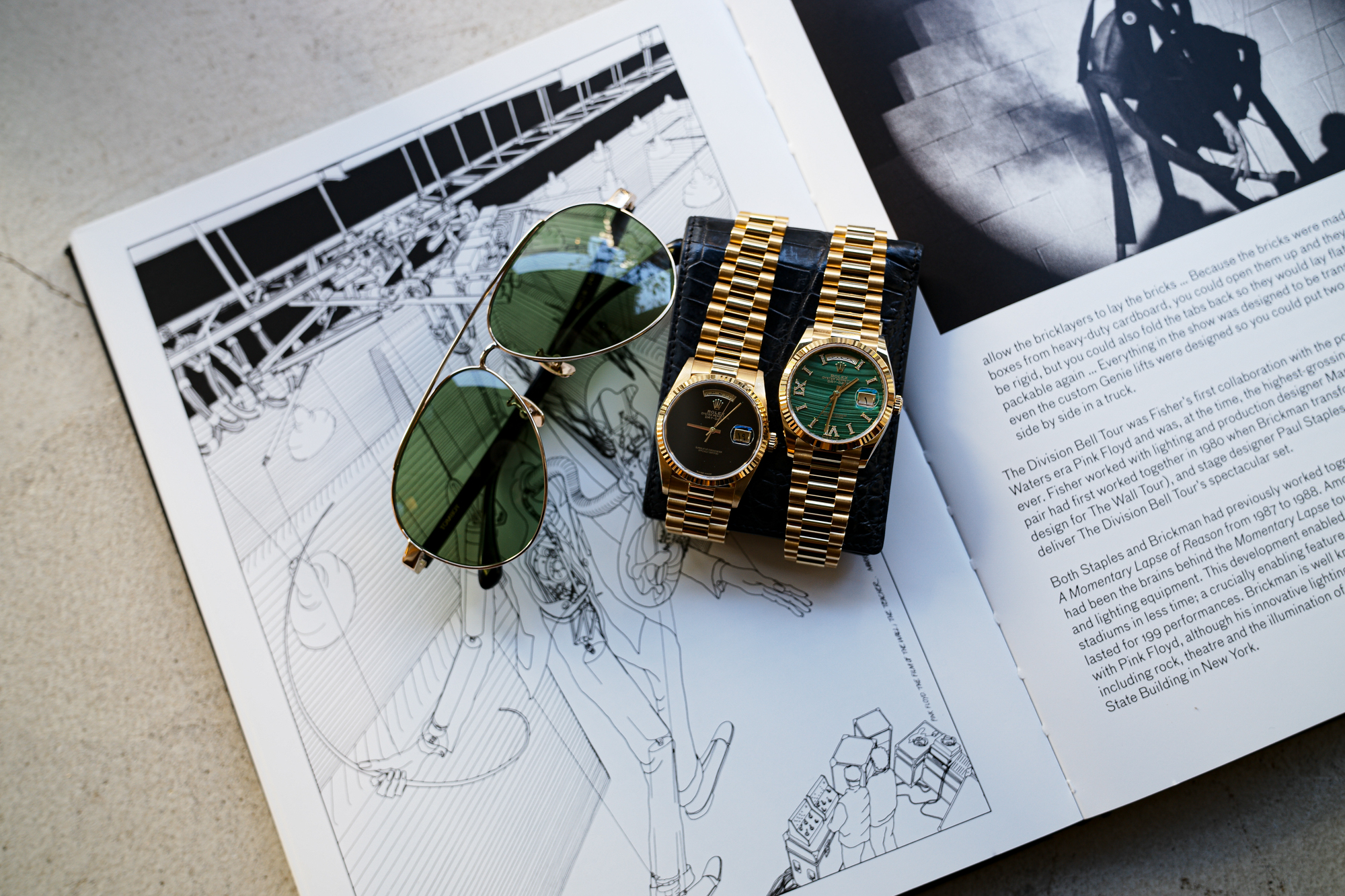 FIXER "TOMBOY" GOLD GREEN SMOKE × Georges de Patricia "Cloud Crocodile" 18K GOLD × ROLEX DAY-DATE "18238" Onyx Dial × ROLEX DAY-DATE "128238" Malachite Dial フィクサー トムボーイ ゴールド グリーンスモーク ジョルジュドパトリシア クラウドクロコダイル 18Kゴールド ロレックス デイデイト オニキスダイヤル ロレックス デイデイト マラカイトダイヤル 愛知 名古屋 Alto e Diritto altoediritto アルトエデリット