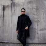ISAIA (イザイア) MARSHAL (マーシャル) カシミヤ ダブルブレスト コート BLACK (ブラック・990) Made in italy (イタリア製) 2023 秋冬 【ご予約受付中】愛知 名古屋 Alto e Diritto altoediritto アルトエデリット