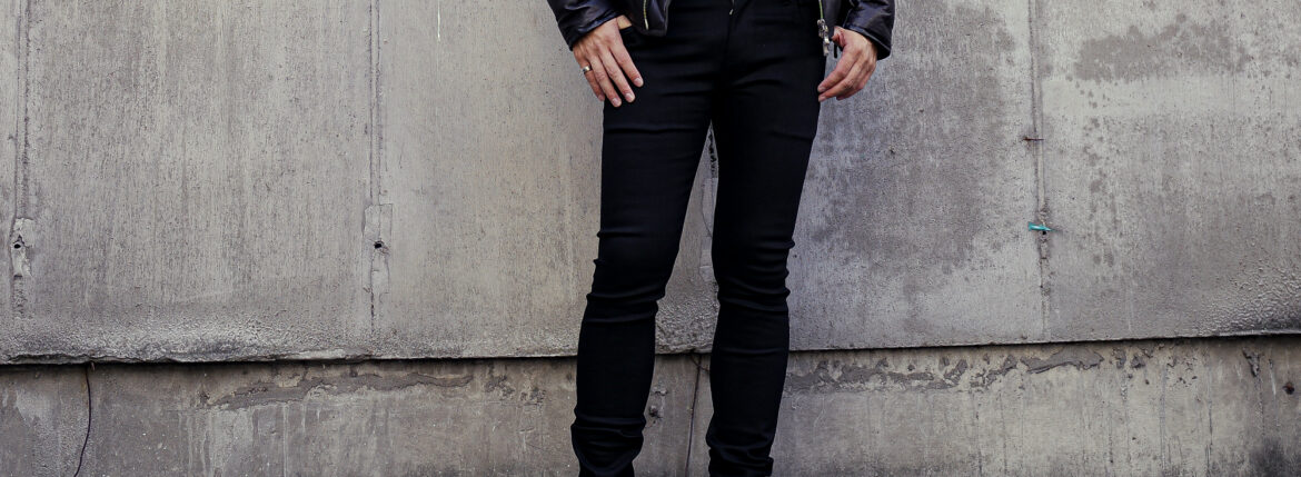 ISAMU KATAYAMA BACKLASH (イサムカタヤマ バックラッシュ) Stretch Skinny Denim Pants ストレッチ スキニー デニム パンツ BLACK (ブラック) MADE IN JAPAN (日本製) 2023 【Alto e Diritto別注】【Special Model】イサムカタヤマ バックラッシュ ストレッチ デニムパンツ クラッシュデニム ブラック ブラックデニム 黒デニム ブラックデニムパンツ 愛知 名古屋 Alto e Diritto altoediritto アルトエデリット