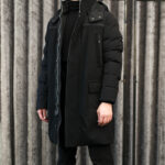MOORER DANNY-LEN Stretch Nylon Down Coat NERO 2024秋冬 【ご予約開始】 ムーレー ダニー ストレッチナイロンダウンコート ブラック 愛知　名古屋 Alto e Diritto altoediritto アルトエデリット
