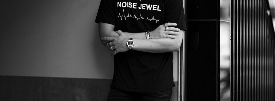 NOISE JEWEL "Ref No0101” LOGO PRINT T-SHIRT , NOISE JEWEL "Ref No1330 NECKLACE" , NOISE JEWEL "Ref No3132 RING" , NOISE JEWEL "Ref No3215 RING" , NOISE JEWEL "Ref No1210 RING" , NOISE JEWEL "Ref No1821 BANGLE" , NOISE JEWEL "Ref No3230 BANGLE" , NOISE JEWEL "Ref No1313 BRACELET" , NOISE JEWEL "Ref No3131 RING" , NOISE JEWEL "Ref No3212 RING" , NOISE JEWEL "Ref No3213 RING" , NOISE JEWEL "Ref No1710 RING" , NOISE JEWEL "Ref No1711 RING" ノイズジュエル Tシャツ ネックレス リング バングル ブレスレット 925シルバー シルバーアクセサリー 愛知 名古屋 Alto e Diritto altoediritto アルトエデリット