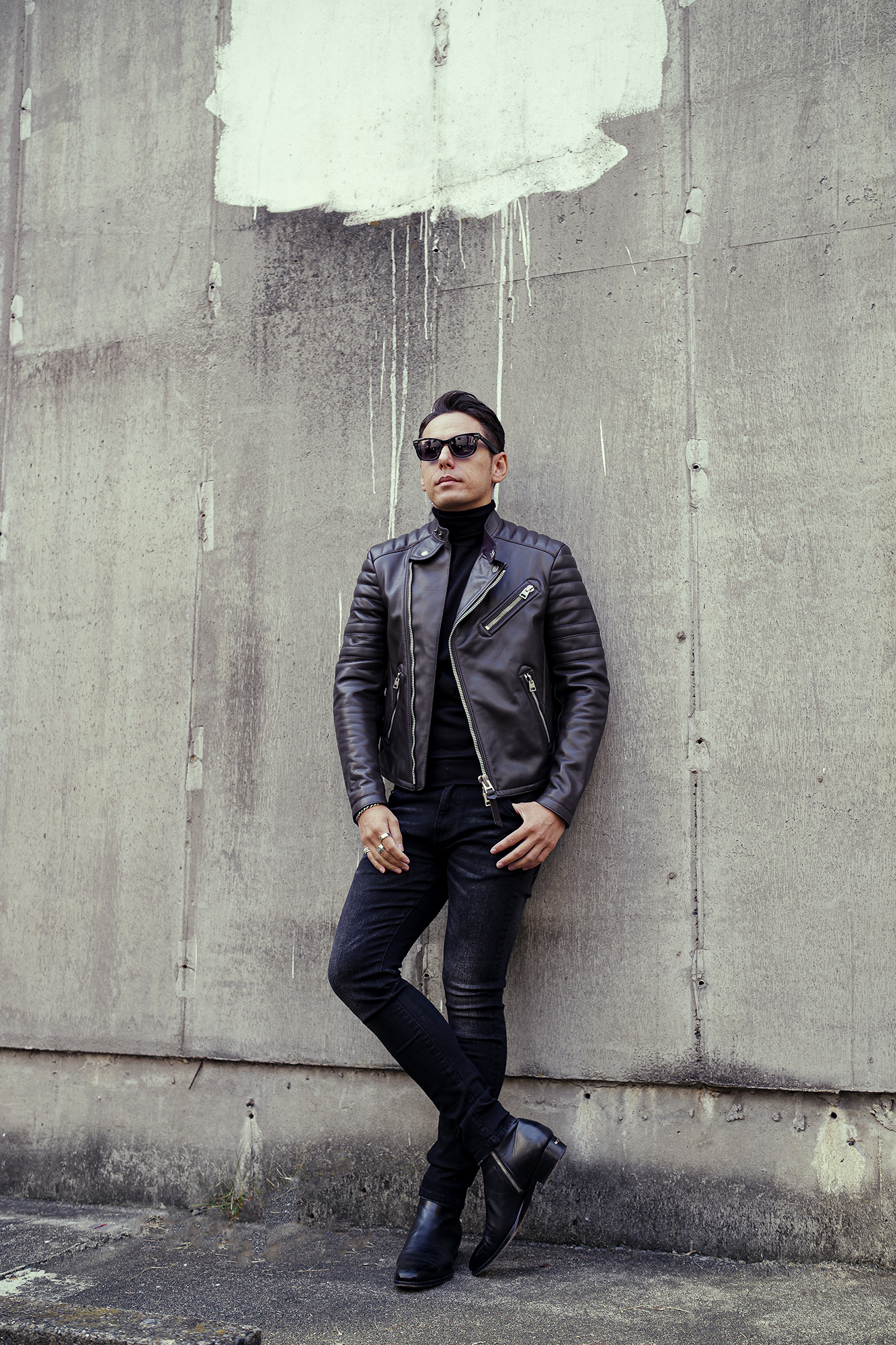 TOM FORD (トムフォード) LEATHER ICON BIKER (レザー アイコン