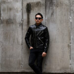 TOM FORD (トムフォード) PRINTED CROC ZIP BIKER (プリンテッド クロコ ジップ バイカー) エンボス クロコ カーフレザー セミダブル ライダース ジャケット BLACK (ブラック) Made in italy (イタリア製) 愛知 名古屋 Alto e Diritto altoediritto アルトエデリット