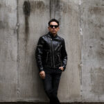 TOM FORD (トムフォード) PRINTED CROC ZIP BIKER (プリンテッド クロコ ジップ バイカー) エンボス クロコ カーフレザー セミダブル ライダース ジャケット BLACK (ブラック) Made in italy (イタリア製) 愛知 名古屋 Alto e Diritto altoediritto アルトエデリット