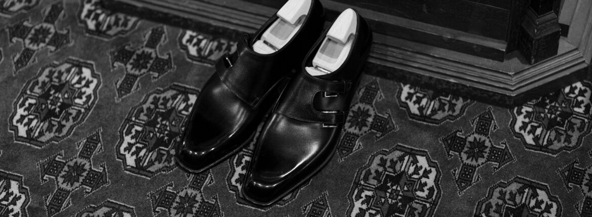 Yohei Fukuda "Double Monk Strap Bespoke" Black Calf BLACK 2023 ヨウヘイフクダ ダブルモンク ブラックカーフ ブラック 2023年納品 愛知 名古屋 Alto e Diritto altoediritto アルトエデリット