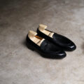 Yohei Fukuda “Butterfly Loafer Bespoke” Vintage Black Big Grain BLACK 2023のイメージ