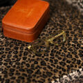 CASABLANCA SPECTACLES “STIFF” 18K GOLD CLEAR YELLOW × LIGHT GRAY LENS 【READING GLASSES】のイメージ