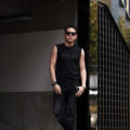 FIXER (フィクサー) FNS-01 Reverse Print Sleeveless T-shirt リバースプリントスリーブレス Tシャツ ALL BLACK (オールブラック)【ご予約開始】【2024.5.10(Fri)～2024.5.26(Sun)】のイメージ